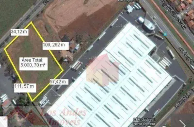 Terreno à venda, 5000 m² por r$ 6.000.000 - parque dos pinheiros - nova odessa/sp