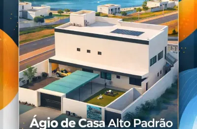 Agio de casa alto padrão com vista para o lago corumbá - caldas novas