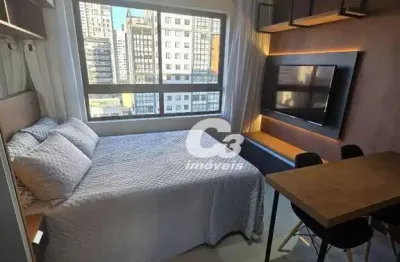 Studio com 1 dormitório, 21 m² - venda por r$ 440.000,00 ou aluguel por r$ 3.462,00/mês - centro - curitiba/pr