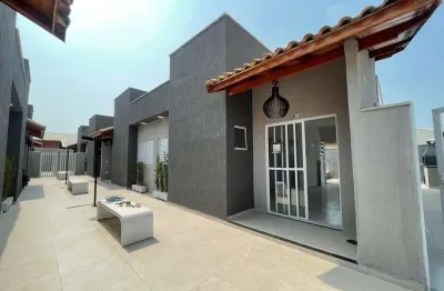 Casa em condomínio para venda em itanhaém, cibratel, 2 dormitórios, 1 banheiro, 1 vaga