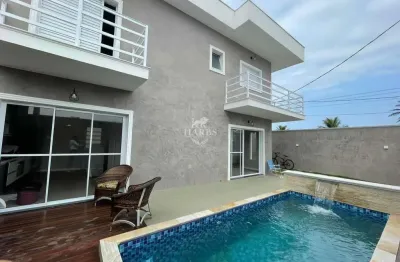 Sobrado para Locação em Itanhaém, Cibratel, 4 dormitórios, 2 suítes, 3 banheiros, 2 vagas