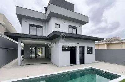Casa com 3 dormitórios à venda, 230 m² por r$ 2.120.000,00 - condomínio residencial portal do jequitibá - valinhos/sp