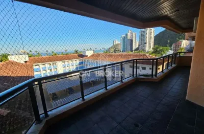 Apartamento com 3 dormitórios à venda, 137 m² por r$ 1.290.000 - edifício bristol - jardim tejereba - guarujá/sp