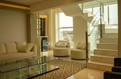 Apto cobertura duplex  à venda, 280 m² por r$ 3.349.000 - acqua galeria - campinas