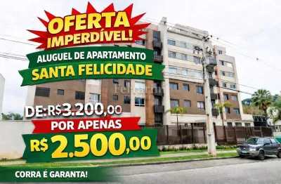 Apartamento com 3 quartos para alugar na Avenida Manoel Ribas, 4716, Santa Felicidade, Curitiba, 78 m2 por R$ 2.500