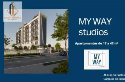 Stúdios my way residence bairro campina siqueira, curitiba.