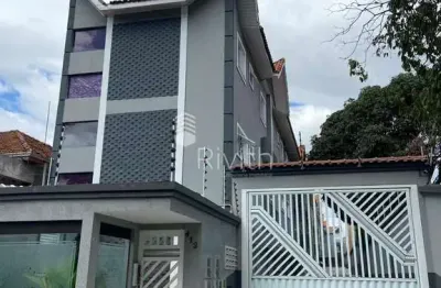 Belíssimo sobrado em codomínio fechado todo mobiliado e decorado com 2 dormitórios sendo 1 suíte com closet e ou escritório e 2 vagas de garagem - santo andré