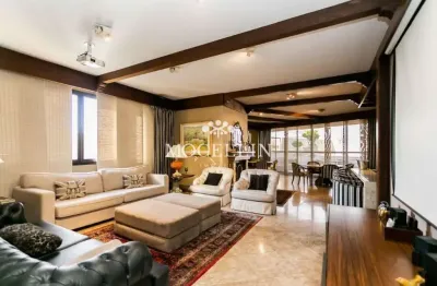 Cobertura com 4 quartos para alugar na rua coronel dulcídio, 907, batel, curitiba por r$ 28.000