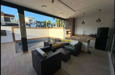 Casa com 4 dormitórios, 221 m² - venda por r$ 1.600.000,00 ou aluguel por r$ 8.000,00/mês - vale dos cristais - macaé/rj