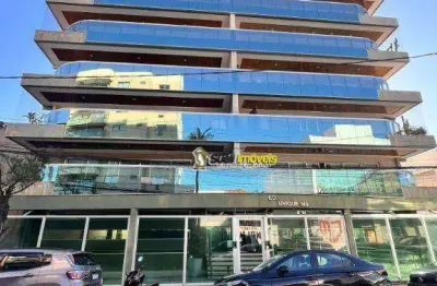 Apartamento com 3 dormitórios, 183 m² - venda por r$ 2.200.000,00 ou aluguel por r$ 17.500,00/mês - cavaleiros - macaé/rj