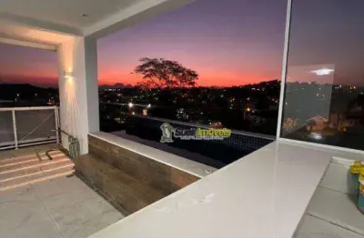 Casa com 3 dormitórios à venda, 285 m² por r$ 2.500.000,00 - golden sun - macaé/rj