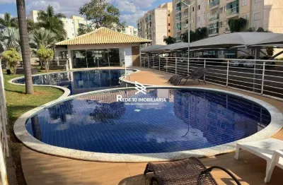 Apartamento 2 quartos com suíte no grand ville, uberlândia – 54,97 m², frente | aluguel r$ 1.700