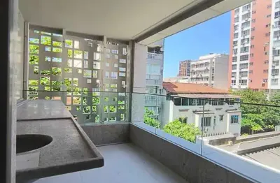 Apartamento alto padrão, studio-suíte com vaga, andar alto e vista frontal, ideal para aluguel de alto padrão.