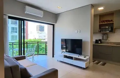 Apartamento 2 suítes, 65m², no top leblon apart services, melhor flat do leblon com rooftop e piscina vista mar.