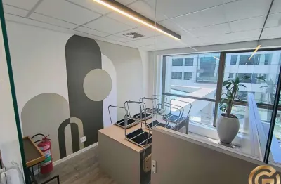 Sala comercial 92m² reformada 2 vagas – lead américas offices