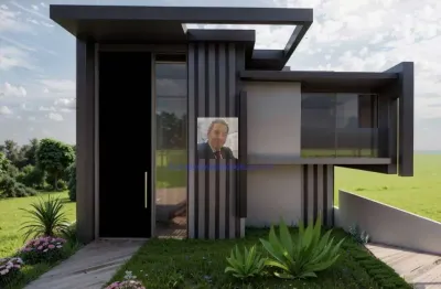 Casa em construção no cond. reserva santa maria - moderna e integrada, com