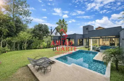 Vende-se Casa no Cond. Pq. das Artes - 4d/3stes. 90% térrea, salão festas g