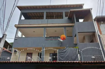 Casa com 2 dormitórios para alugar, 80 m² por r$ 1.540,00/mês - barro vermelho - são gonçalo/rj