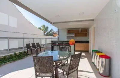 Apartamento na praia de piratininga com dois quartos,vista lateral para o mar no  surf beach residence