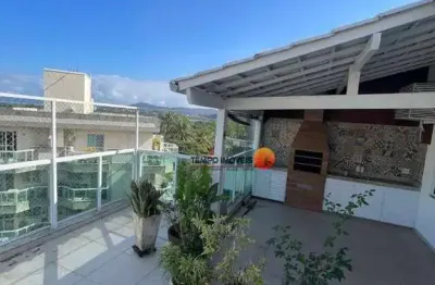 Cobertura com 3 dormitórios à venda, 180 m² por r$ 1.300.000,00 - itacoatiara - niterói/rj