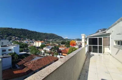 Cobertura com 3 dormitórios para alugar, 180 m² por r$ 7.850,00/mês - são francisco - niterói/rj