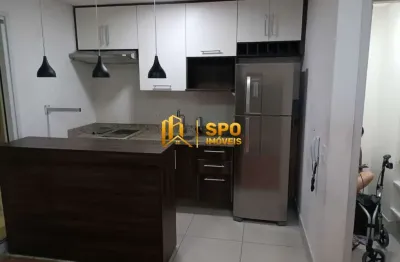 Cond viaza , apto de 43 metros para venda e locação semi mobiliado com 1quarto e 1 vaga.