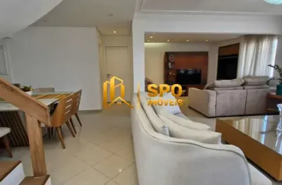 Cobertura duplex à venda com 4 quartos, 4 banheiros, 3 vagas e 330m² por r$ 2.950.000