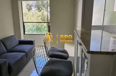 'apartamento mobiliado para locação na vila andrade, 2 dormitórios, 1 vaga'