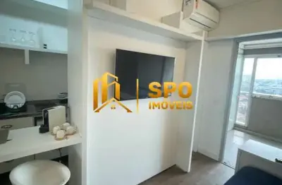 Studio mobiliado e equipado, 34 metros, para venda ou locação no campo belo!