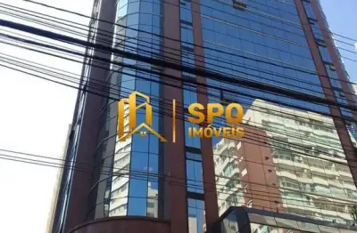 Sala comercial com 43,00m2 para locação em moema, edifício glass tower