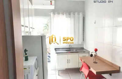 Studio mobiliado com 18 mts para locação em santo amaro