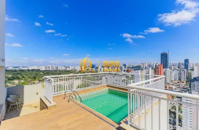 Cond vivanti, cobertura de 239 metros com 3 suites e 4 vagas na chácara santo antonio