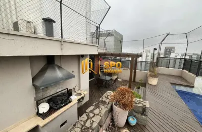 Venda linda cobertura campo belo 300m² 4 dormitórios (2 suítes), 3 vagas