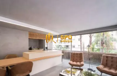 'excelente apartamento mobiliado novinho 85m², 1 vaga no itaim bibi'