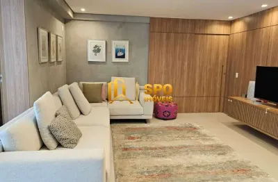 'apartamento para locação mobiliado no itaim-bibi, 180m², 2 vagas'