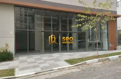 Salão comercial de 370 metros novo para locação no Brooklin  na Av. Santo Amaro