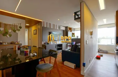 Cond Kennedy, apto de 59 metros com 2 quartos e 1 vaga no Socorro