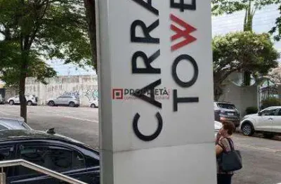 Sala para locação carraro tower, 1 banheiro e vaga, vila santista - atibaia