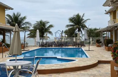 Excelente sobrado em condomínio fechado, pé na areia - capricórnio - caraguatatuba/sp