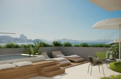 Seja bem-vindo(a) ao canto rio. tudo ao redor. nada parecido por perto.  studio de 38,08m² com varanda, área gourmet e vista mar.  empreendimento com sustentabilidade, comodidades e tecnologia para um