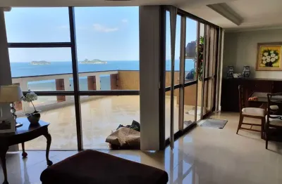 Apartamento totalmente frente mar no barramares com 4 quartos à venda e 3 vagas de garagem, 310m² - av. lúcio costa / barra da tijuca