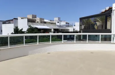Cobertura linear com 180 m², 3 suítes e 3 vagas no recreio dos bandeirantes - rj.
