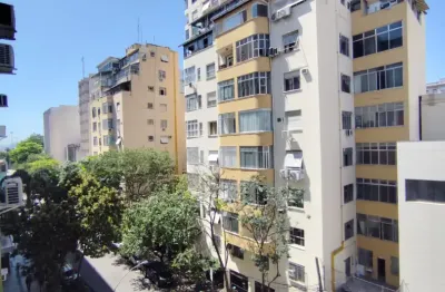 Quarto e sala com dependência completa e vaga de garagem à venda, 47m² - glória rj.