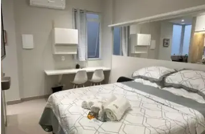 Oportunidade única de investimento e moradia em botafogo! studio 'porteira fechada' totalmente reformado!