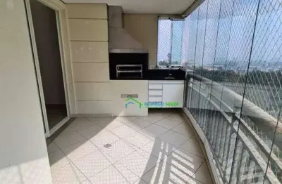 Apartamento com 3 dormitórios para alugar, 100 m² - condomínio jardins de tamboré - alphaville - santana de parnaíba/sp