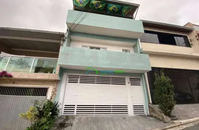 Casa com 4 dormitórios à venda, 220 m² por r$ 550.000,00 - altos da santa lúcia - carapicuíba/sp