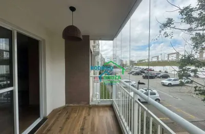 Apartamento com 2 dormitórios para alugar, 72 m² por r$ 3.110/mês - gramado - cotia/sp