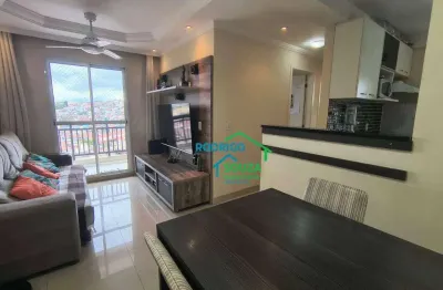 Apartamento com 2 dormitórios à venda, 48 m² por r$ 270.000,00 - parque jandaia - carapicuíba/sp
