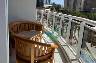 Apartamento com 2 dormitórios à venda, 70 m² por r$ 1.100.000 - condomínio wave 18 do forte  alphaville