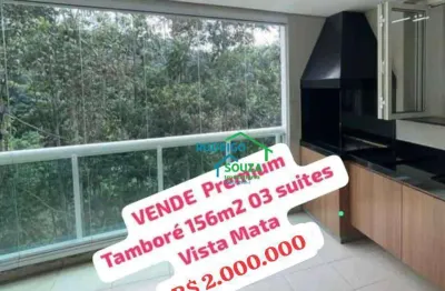 Apartamento com 3 dormitórios, 156 m² - venda por R$ 2.000.000,00 ou aluguel por R$ 11.880,00/mês - Tamboré - Santana de Parnaíba/SP